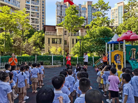 锦朵朵晋江梅岭奥林幼儿园举办2022年秋季开学典礼活动