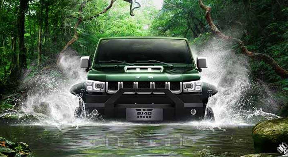 2024款北京bj40雨林穿越版,锻铝悬挂,23段可调氮气减震
