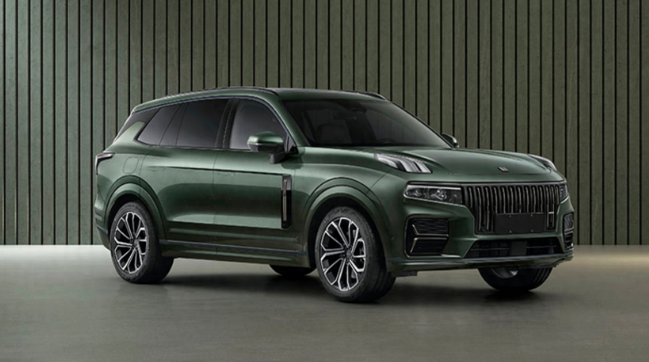 2024款领克09em-p曝光,外观更改 绿色涂装,能压问界m7风头?