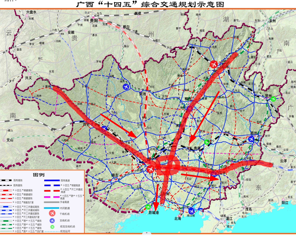 广西平陆运河规划图片