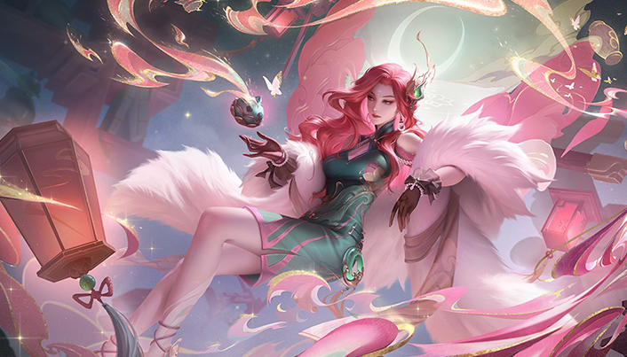 王者荣耀海月新皮肤浮梦罗烟上线,主打神秘和中国风,身份阁主