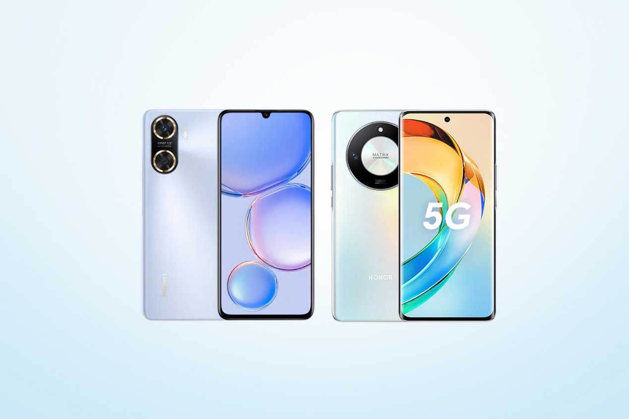 8 256的版本,荣耀x50比华为畅享60贵300,谁更值得入手?