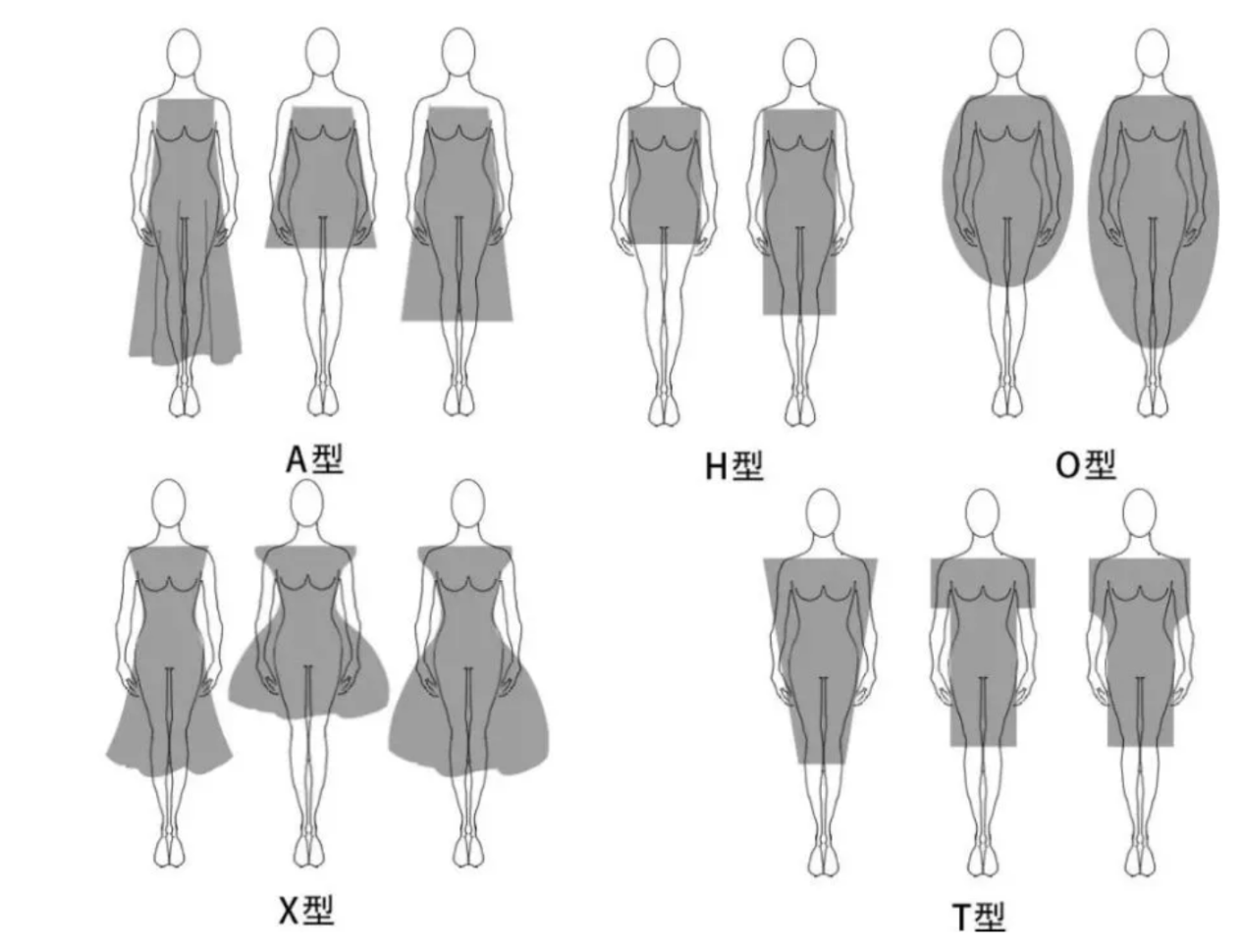 衣服的版型有哪些?
