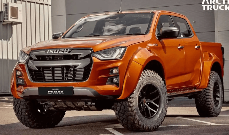 最新皮卡车五十铃d-max v-cross,1.9t劲蓝动力,同步海外技术