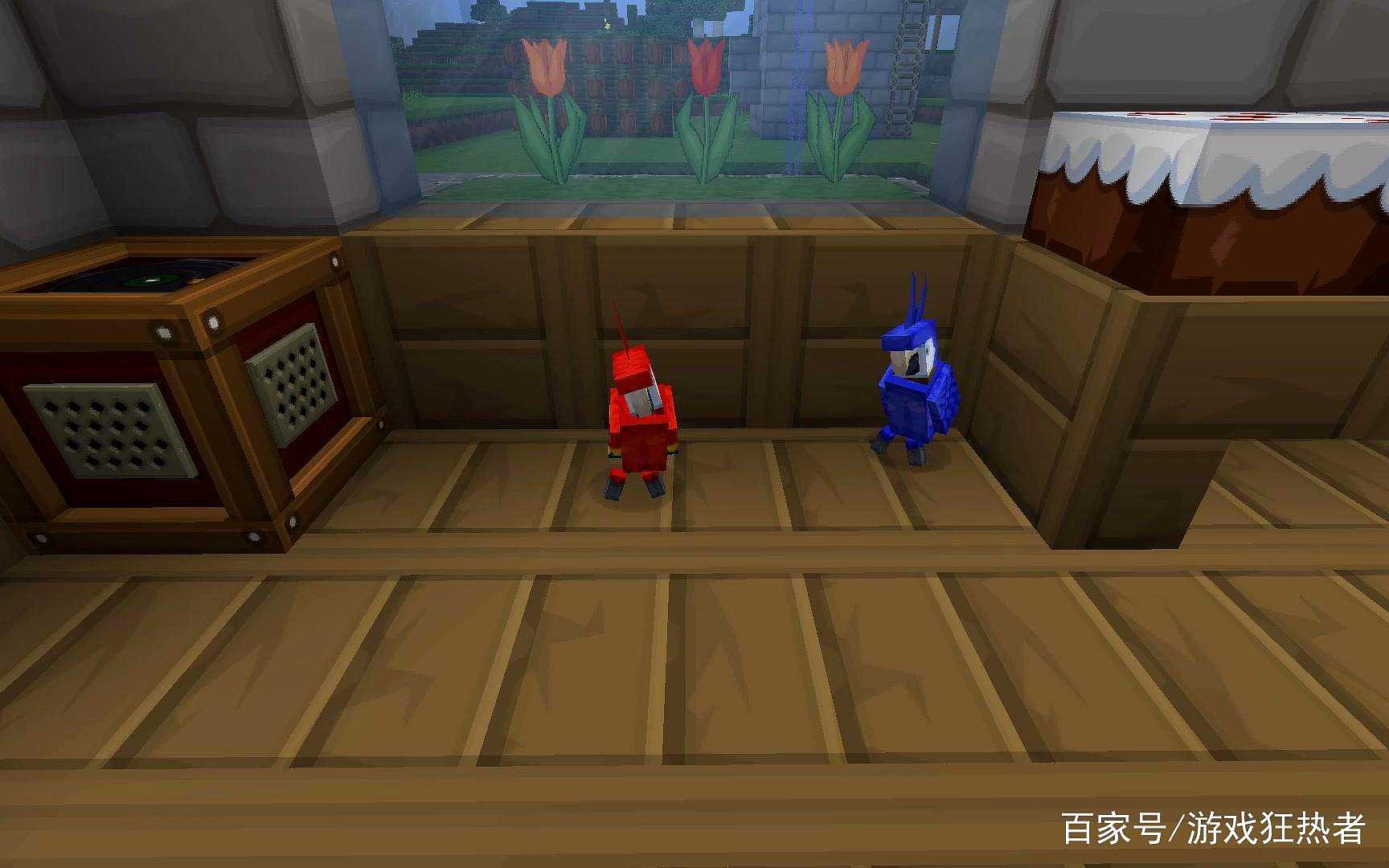 我的世界:minecraft驯服鹦鹉教程,真的是不难驯服,还挺有趣