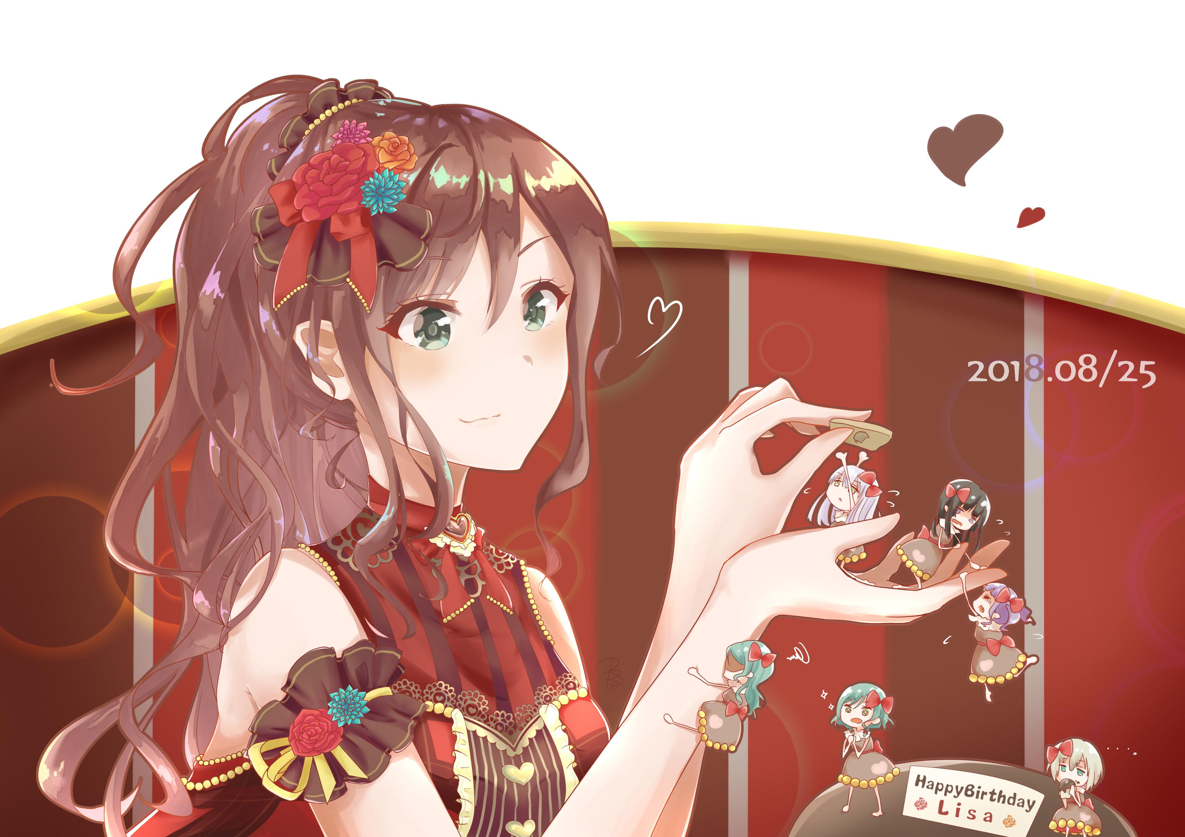 是roselia里最會照顧人的可以說是r團支柱.