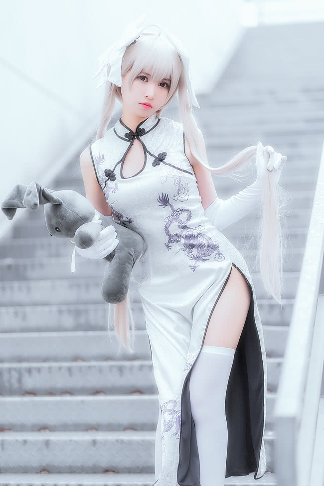 缘之空穹妹cosplay,白丝美腿超可爱!