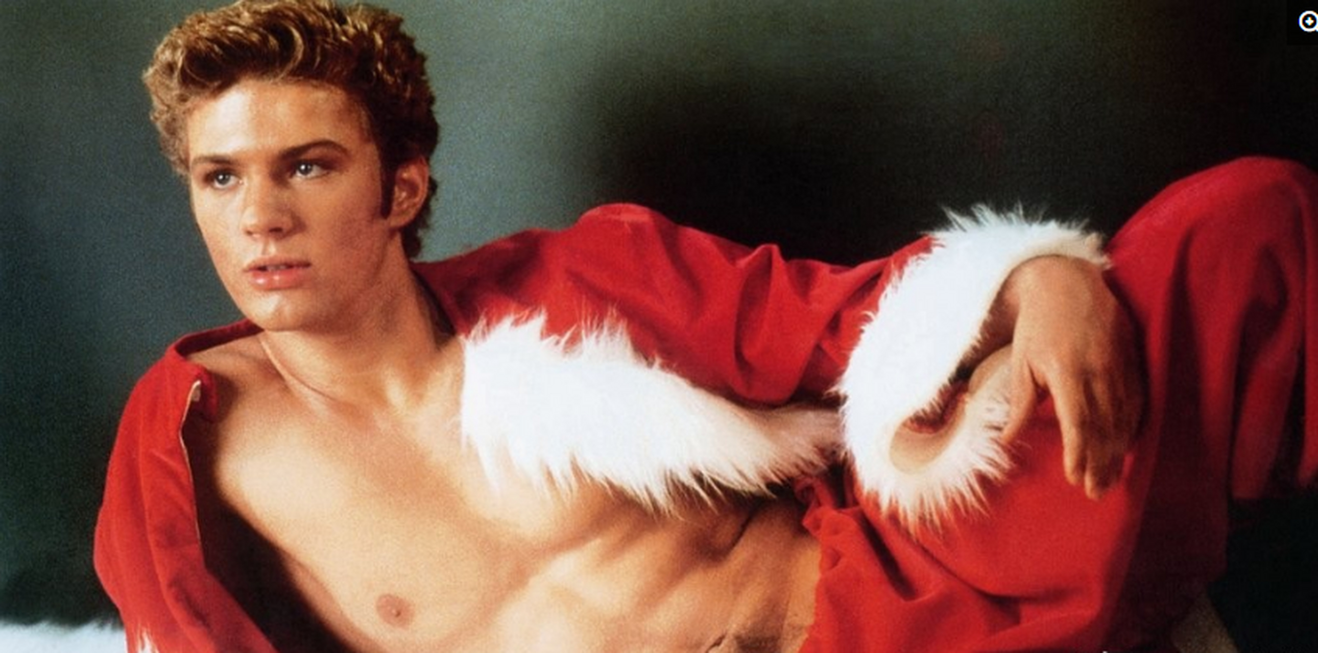 圣诞活动话题#瑞恩·菲利普曾被评价过是最帅的圣诞老人装男星,看他