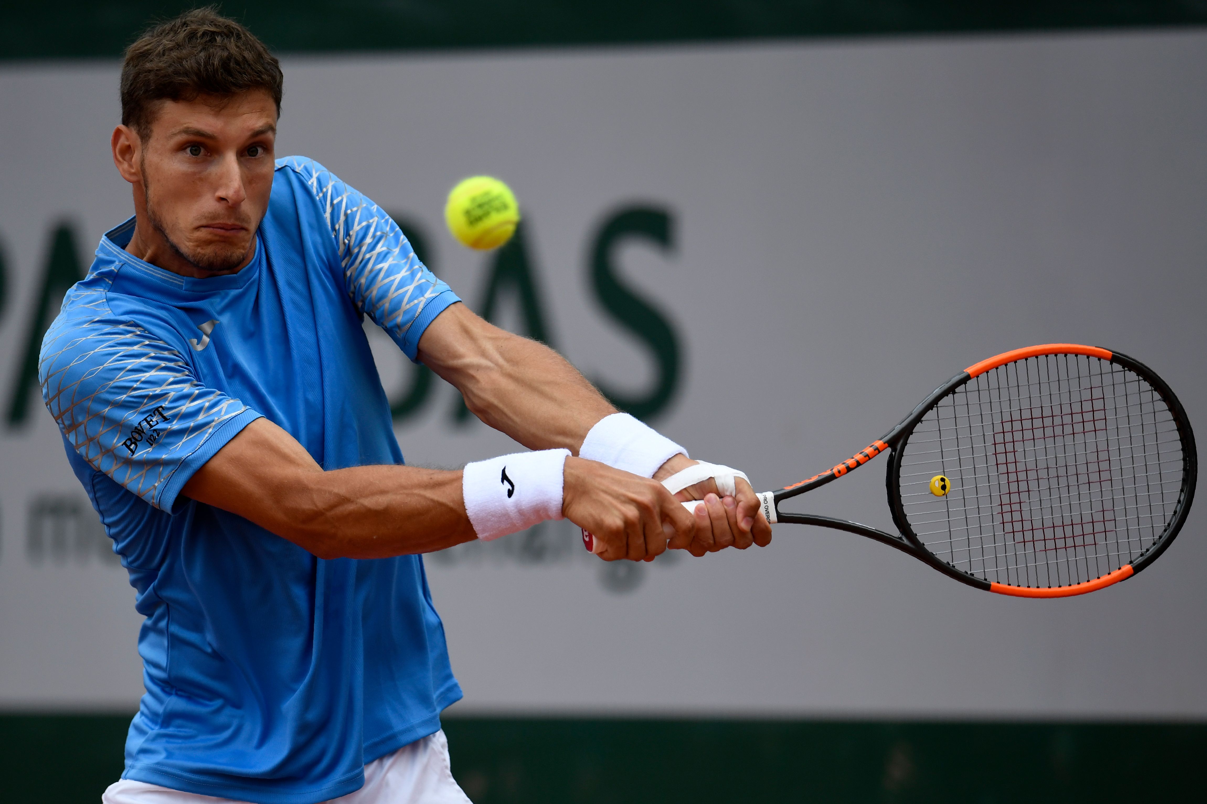 网球——法网:布斯塔晋级(11)