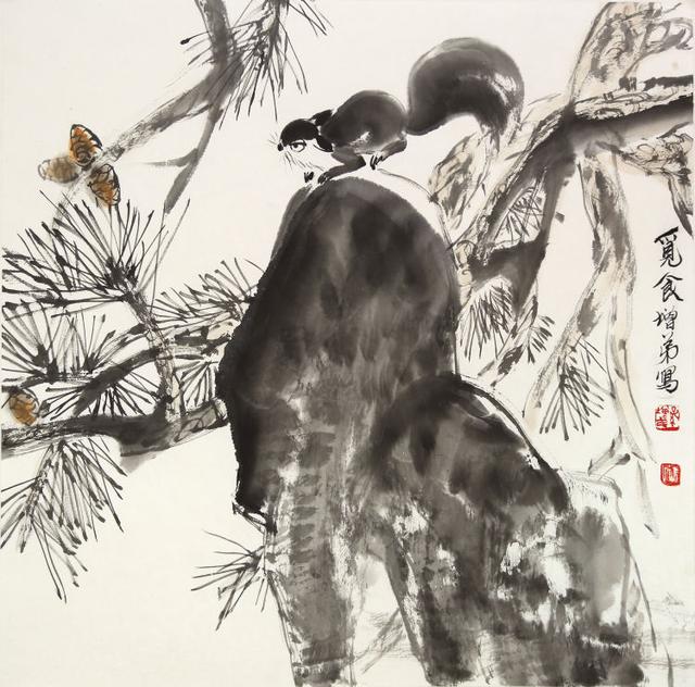 「鼠年画鼠」名家佳作荟萃—孙增弟:鼠年大吉,金鼠报春