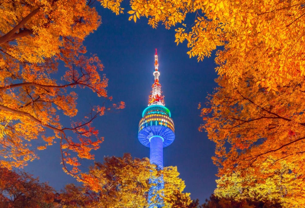 n首尔塔,高人气地标景观,360度俯瞰首尔全景!