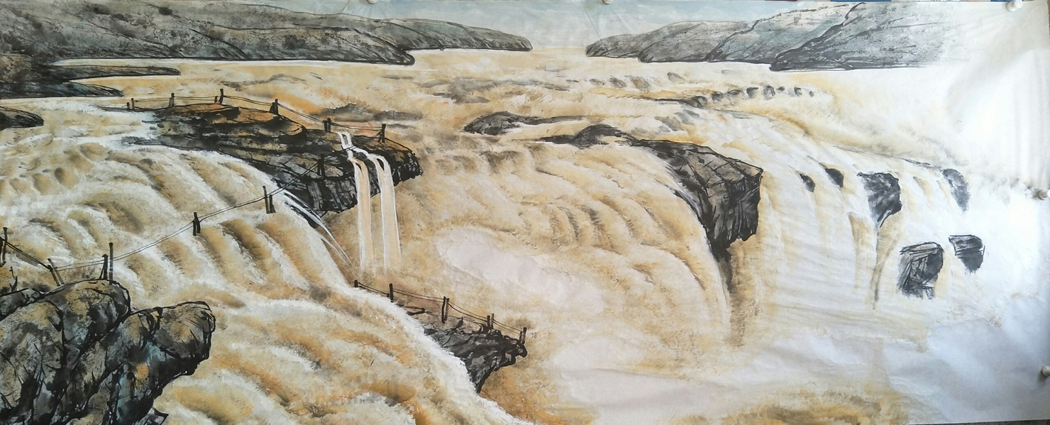 当代著名画家柳水平国画作品欣赏