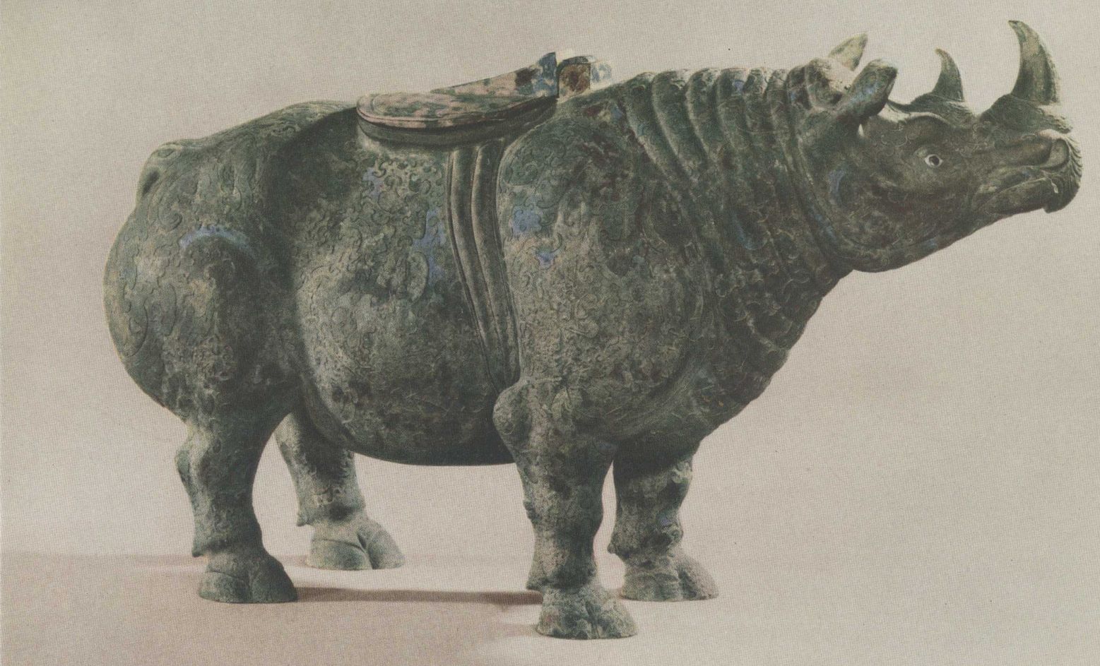 错金银云纹犀尊——犀牛的灭绝