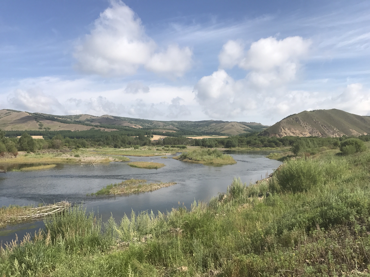 哈拉哈河 美景如画