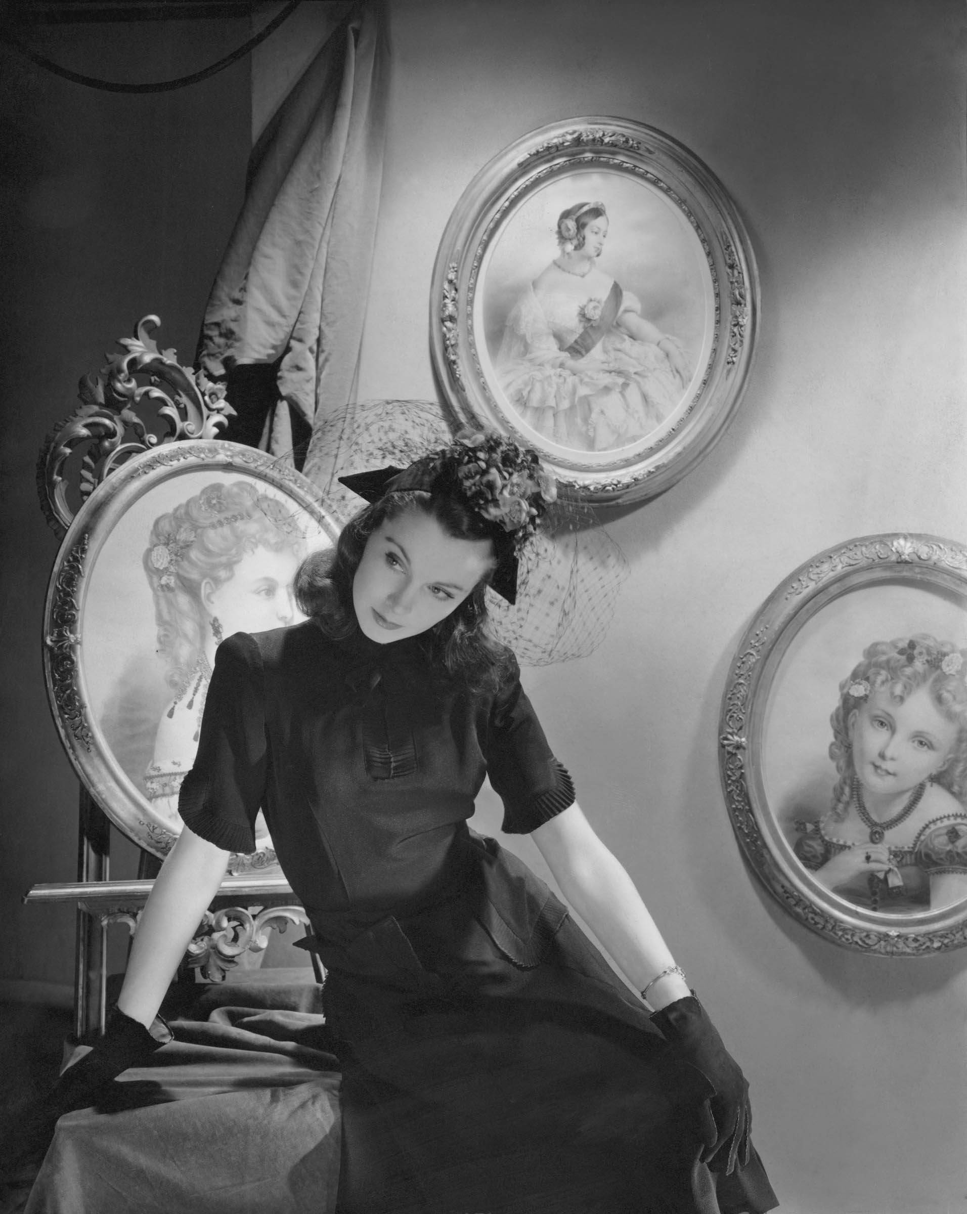 费雯丽:就算照片是黑白色,却也能美的与众不同的"乱世佳人"!