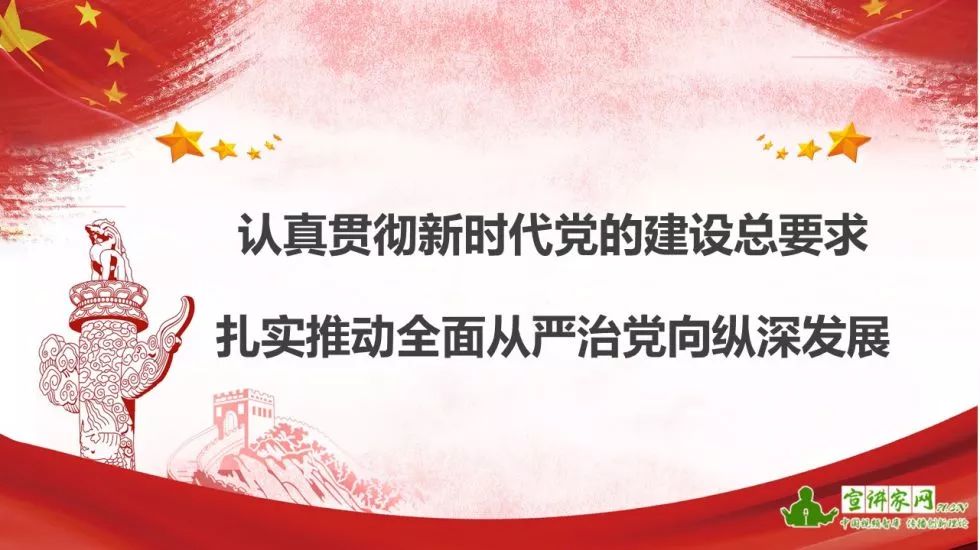 认真贯彻新时代党的建设总要求 扎实推动全面从严治党向纵深发展丨