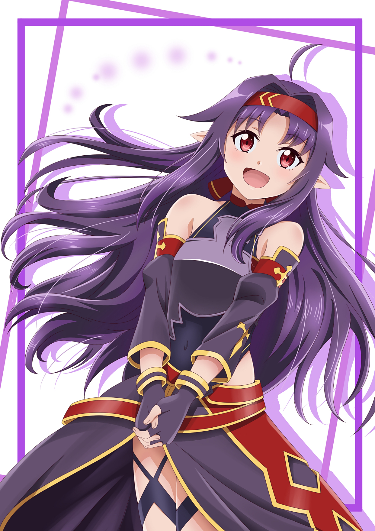 动漫壁纸:《刀剑神域》第七卷《圣母圣咏》绝剑优纪