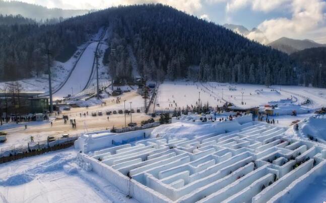 幼儿园大班雪花迷宫图片