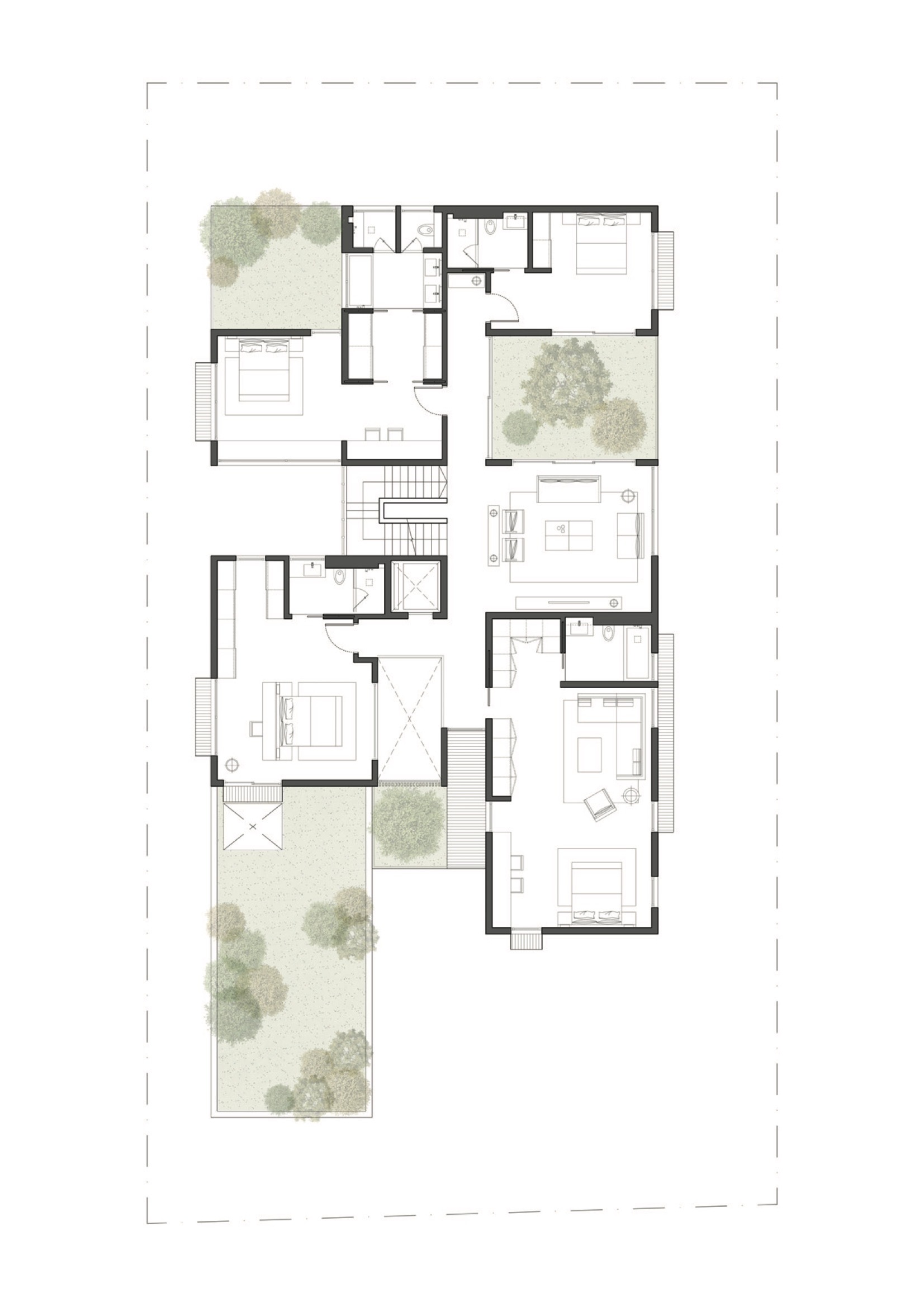 别墅入口庭院 转载自百家号作者:设计间谍
