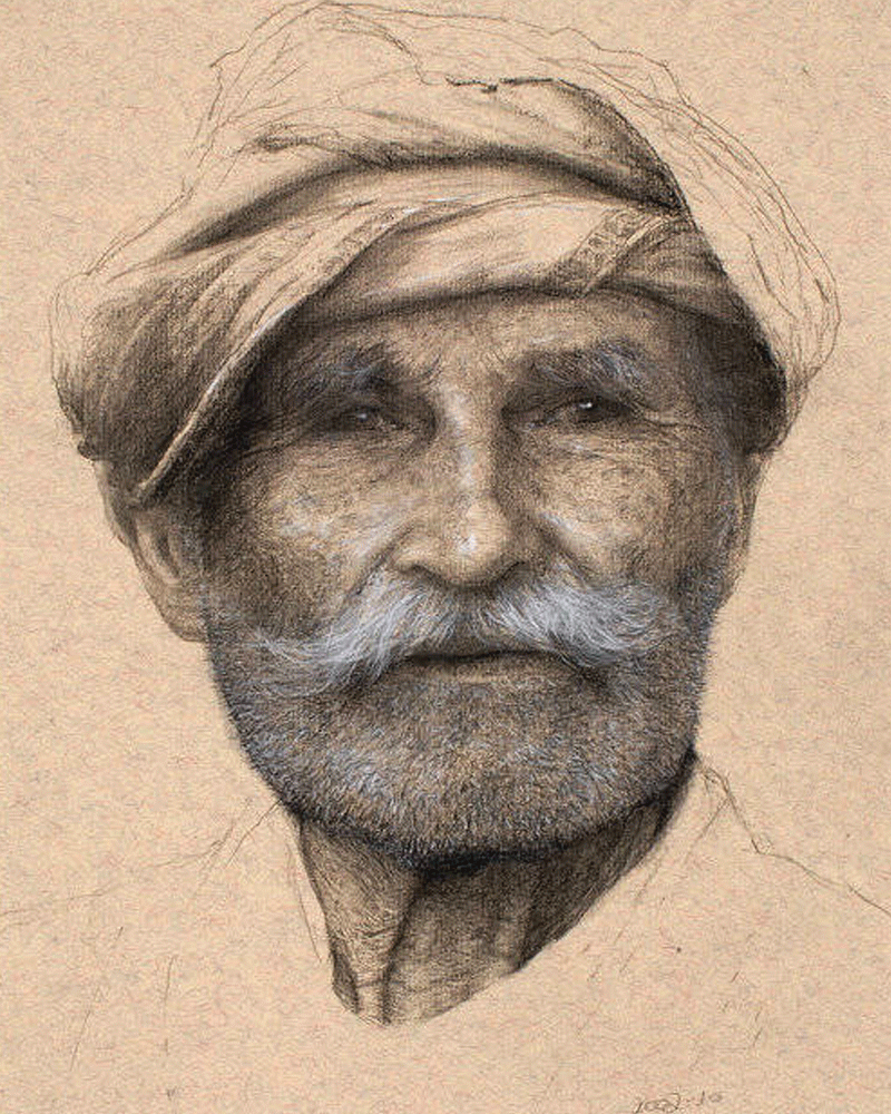 美院校长徐芒耀精彩的素描画作带你穿越到19世纪的欧洲