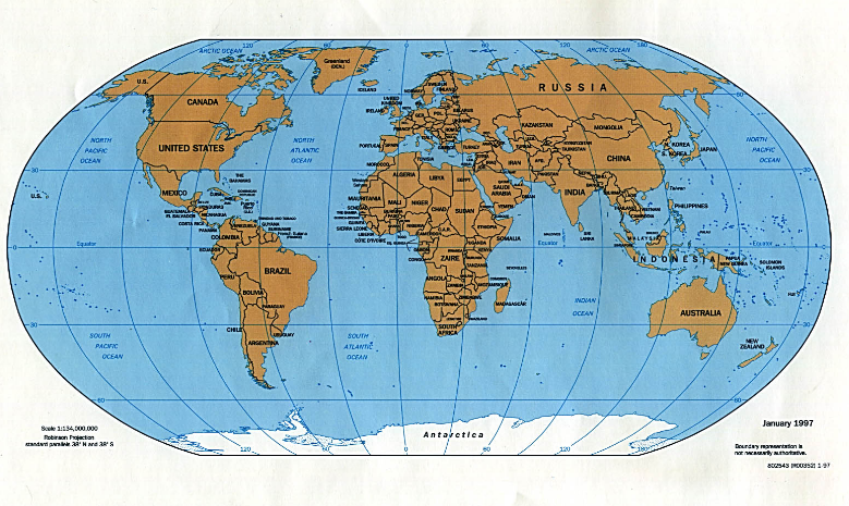 中国一直是东方大国,为什么地图上东方画的却是美国?可算知道了