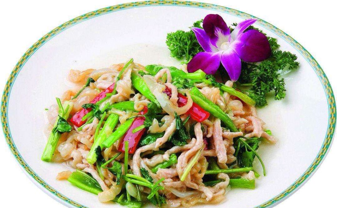 淮扬名菜,炝里脊丝做法!