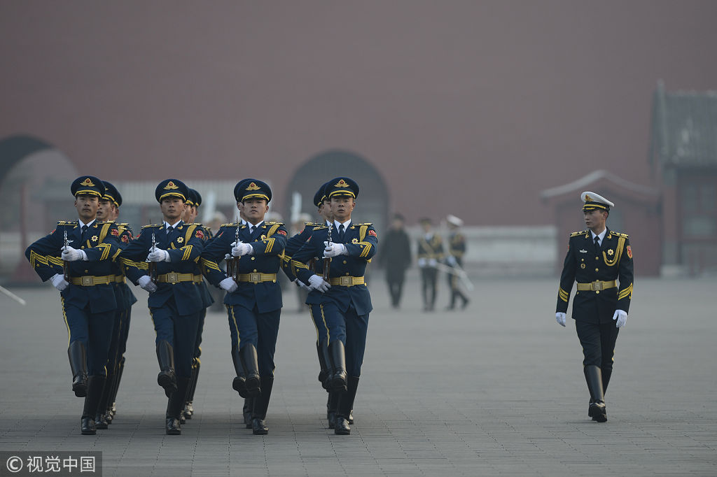 北京三军仪仗队图片