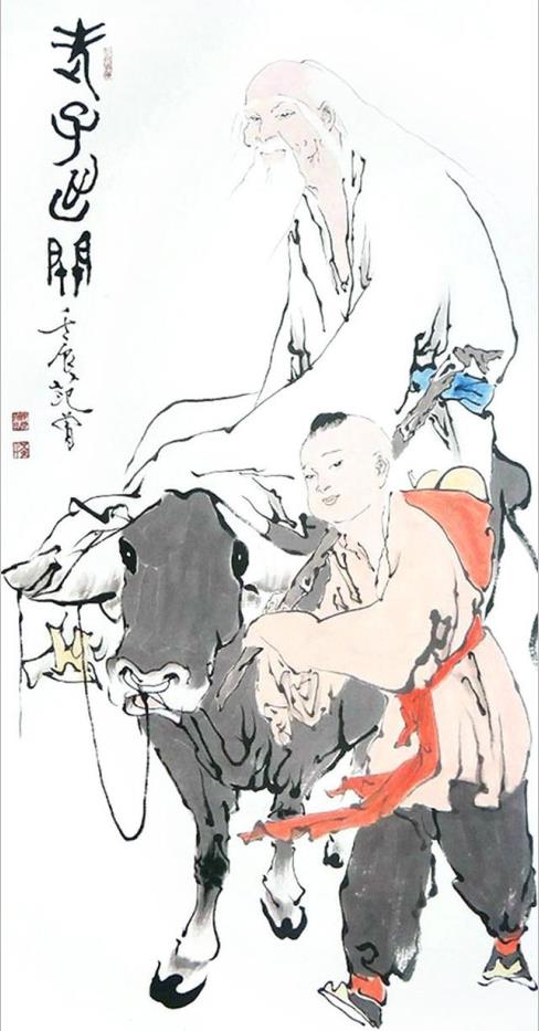 范曾画《老子出关》"一式三画",价格越画越高,最高一幅1650万