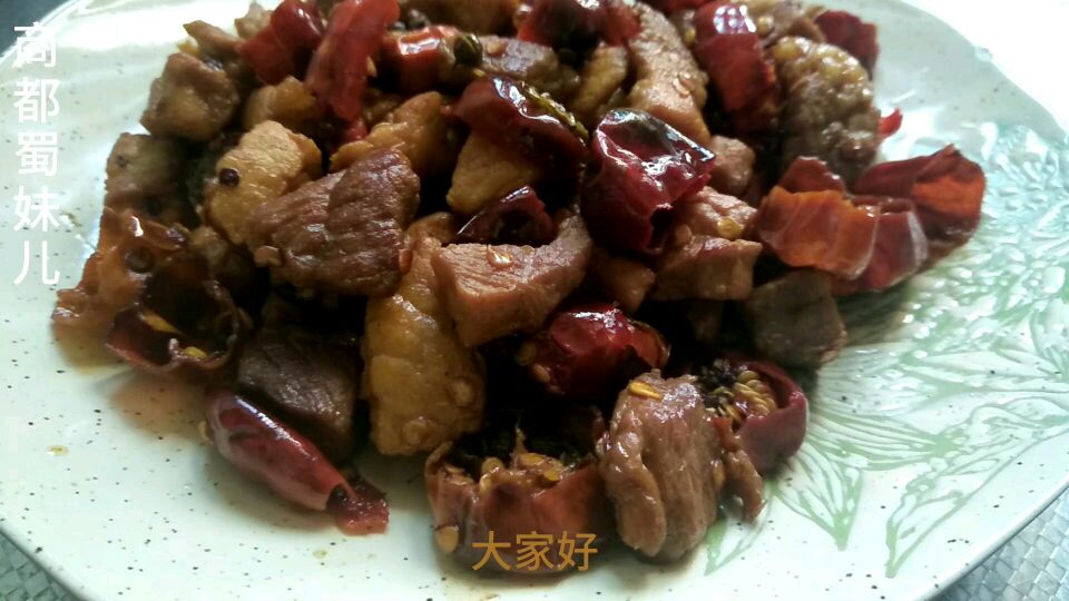 麻辣鲜香的花椒肉丁,你确定不来一盘
