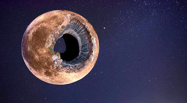 古人猜测月球是空心的?确实很有可能,当然也可以是这种结构