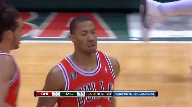 [图]Derrick Rose Hihgtlights！惊人的巅峰状态，玫瑰不死只是凋零