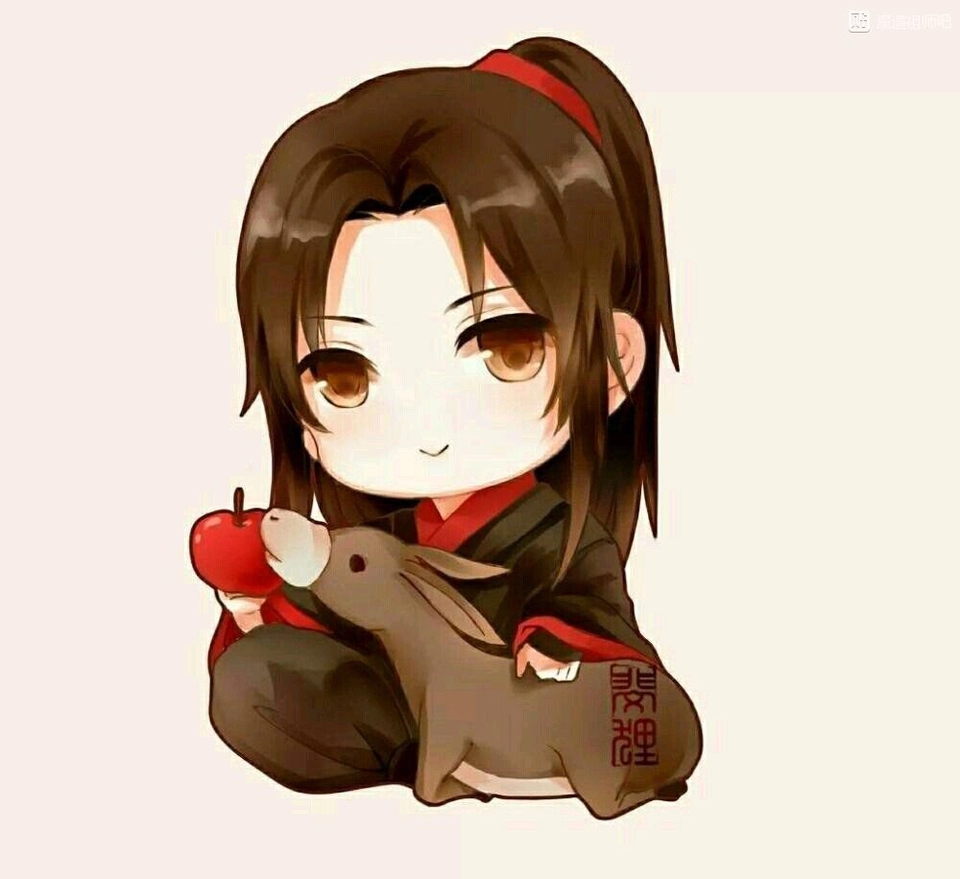 魔道祖师古风动漫情侣头像,我看完了世间的花,就属你最美了