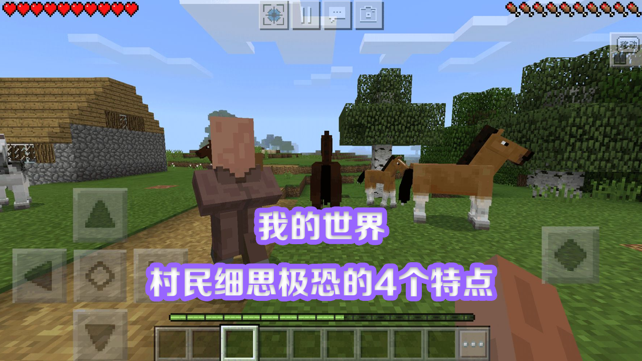 我的世界:村民细思极恐的4个特点,老mc一脸懵,你知道咋回事吗