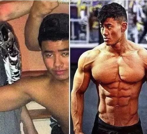 混血形体冠军stevencao的6年健身之路(附手臂训练计划)