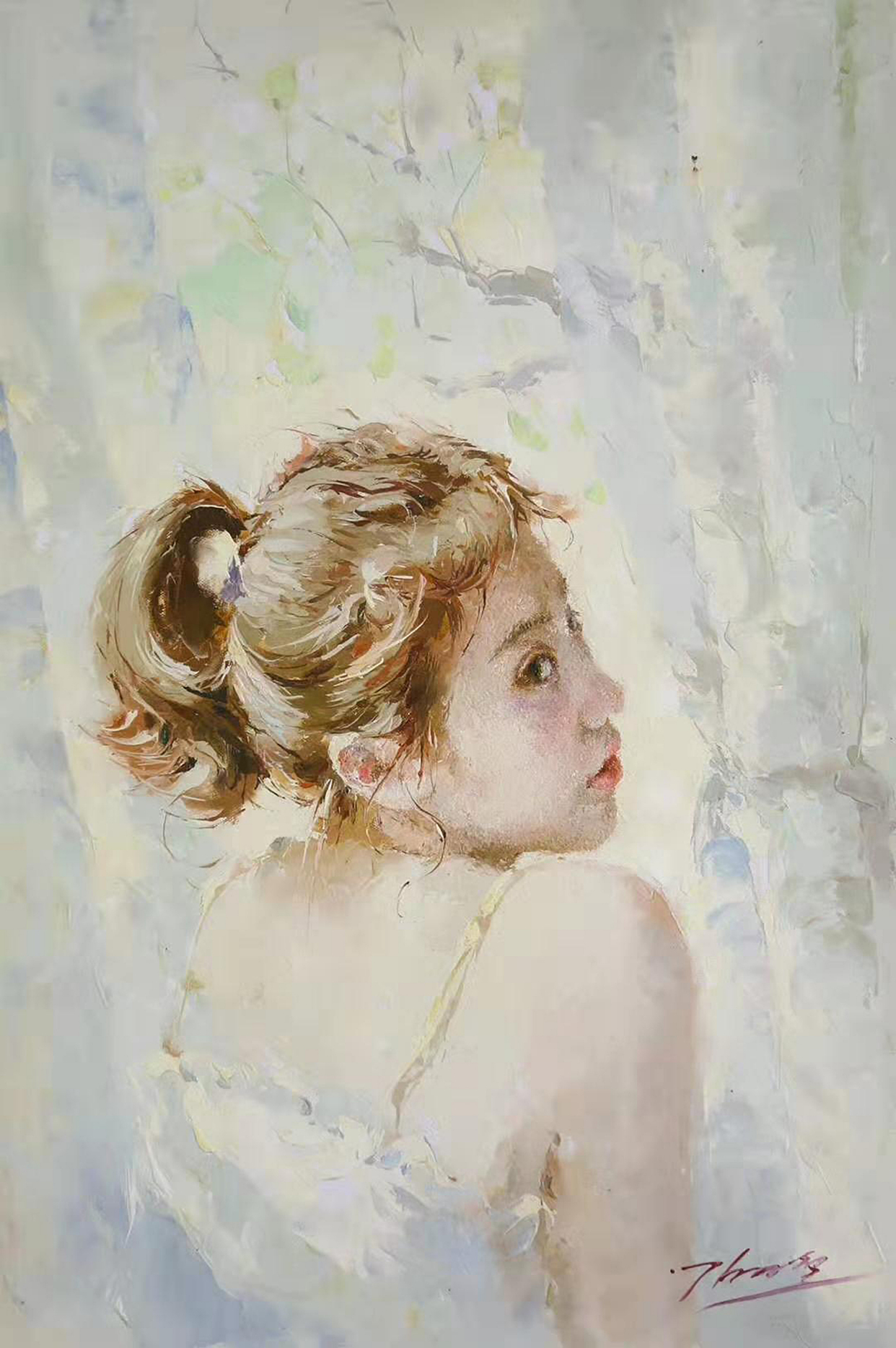 色彩人像,油画人物