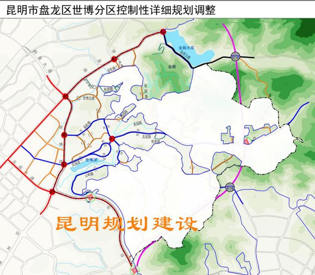 昆明三环线路图最新图片