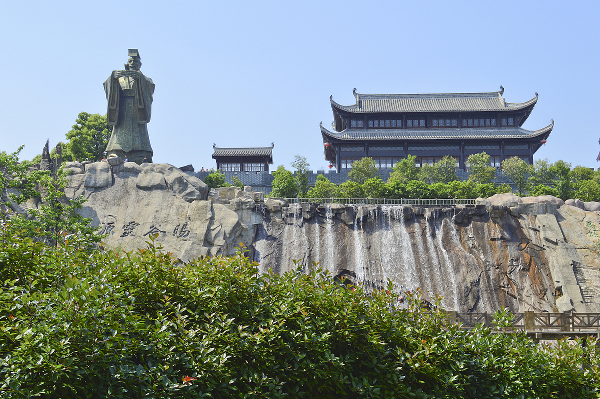 位于浙江省文成县的刘伯温故里景区,总面积4.