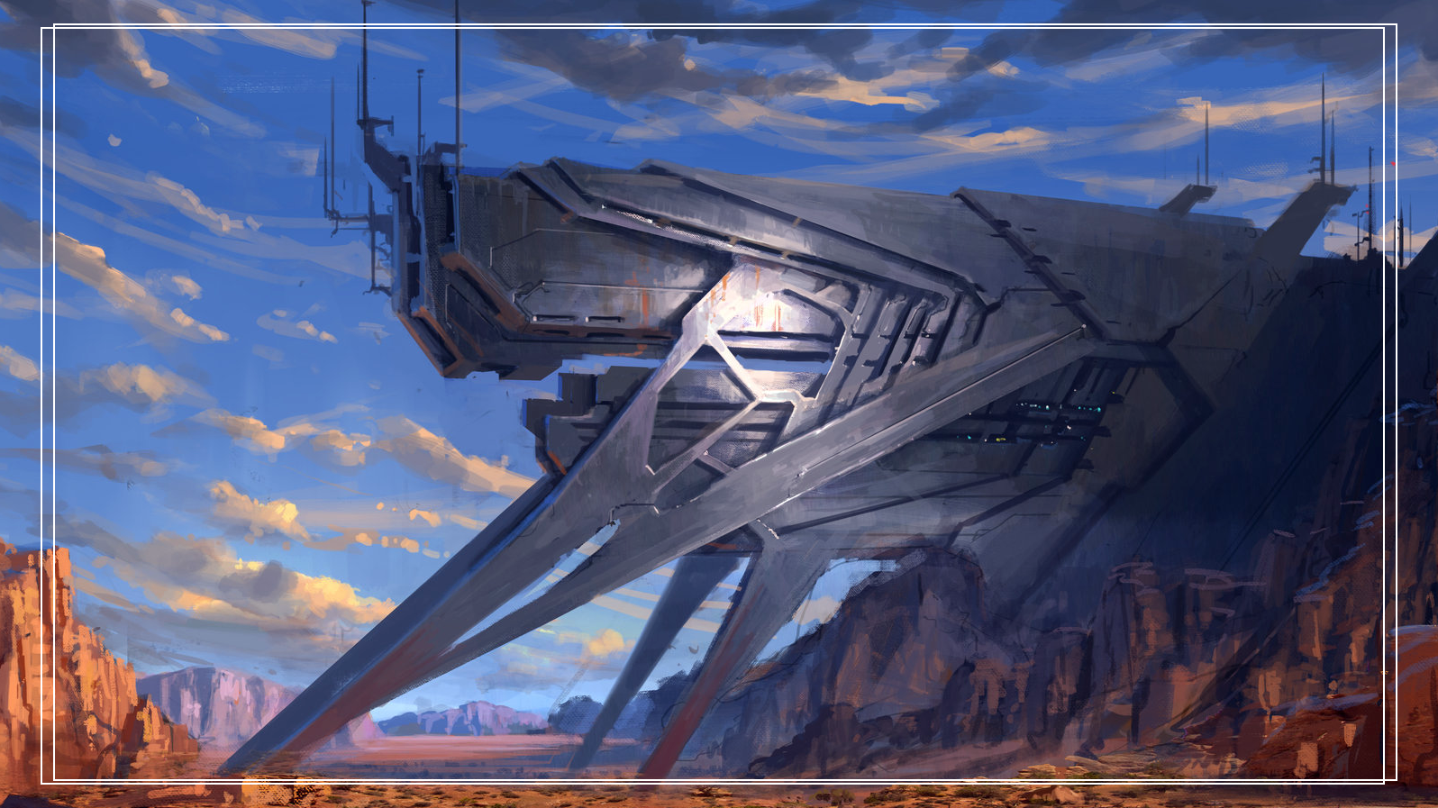 高清大图:超清晰科幻风场景概念图