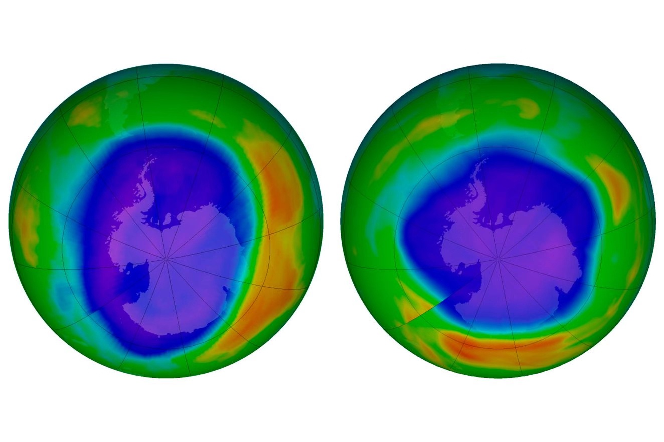南极上空的臭氧层图片图片