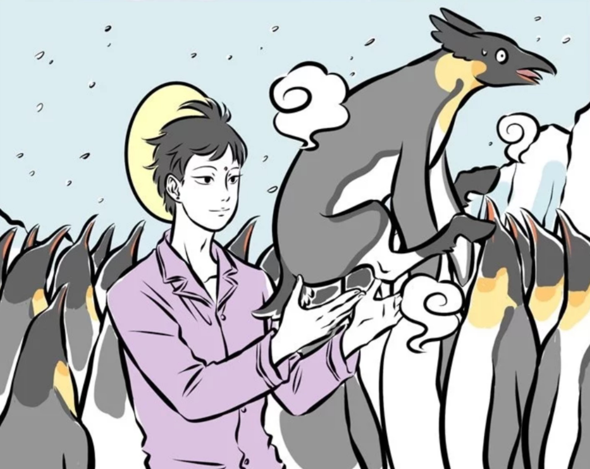 非人哉漫画:杨戬把爱好变成工作,铁扇公主嫁给爱好,大士博爱