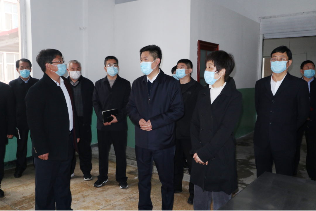 张士民督导检查学校开学复课准备工作