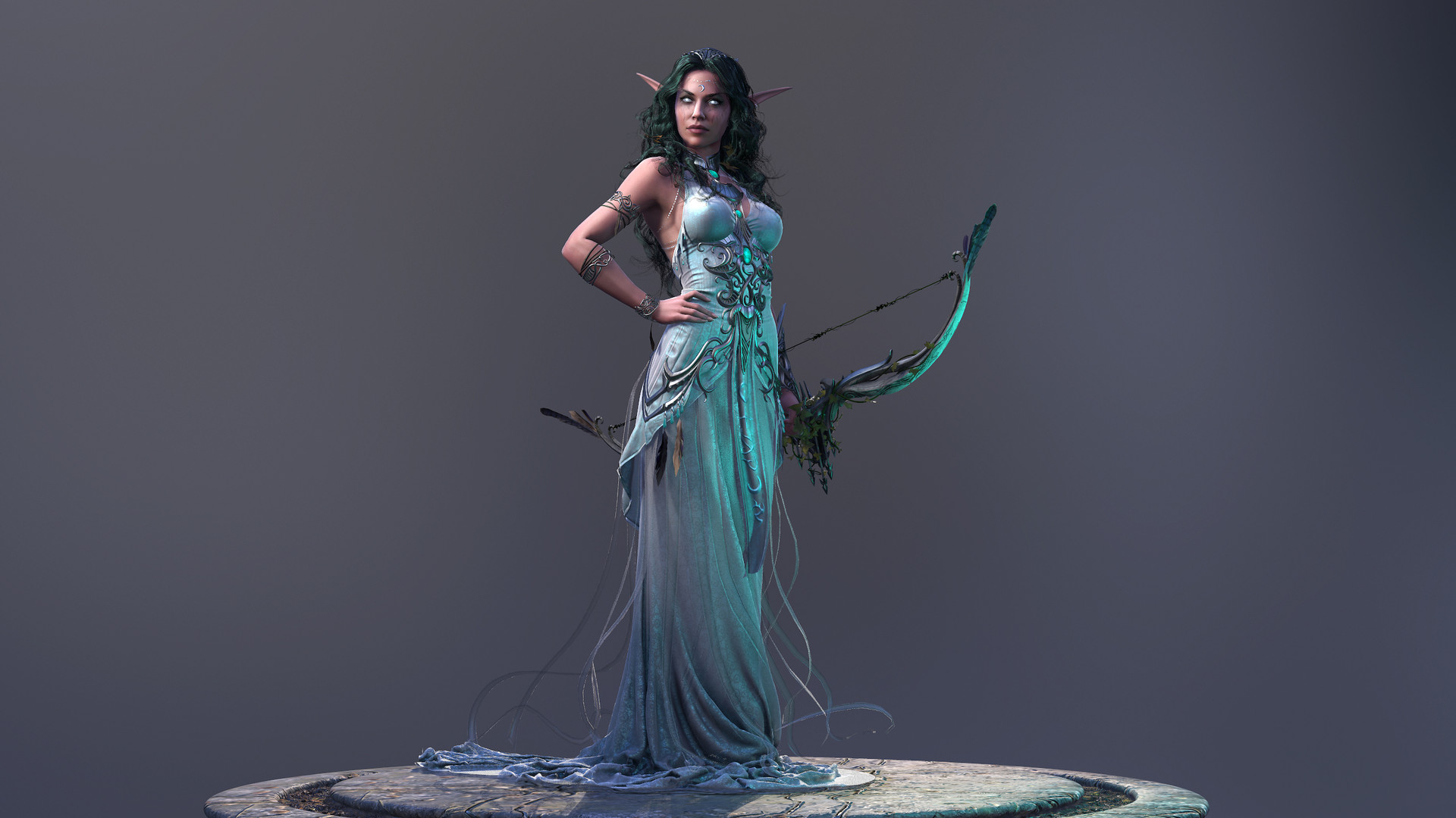 魔兽世界泰兰德 - 艾露恩的高阶女祭司