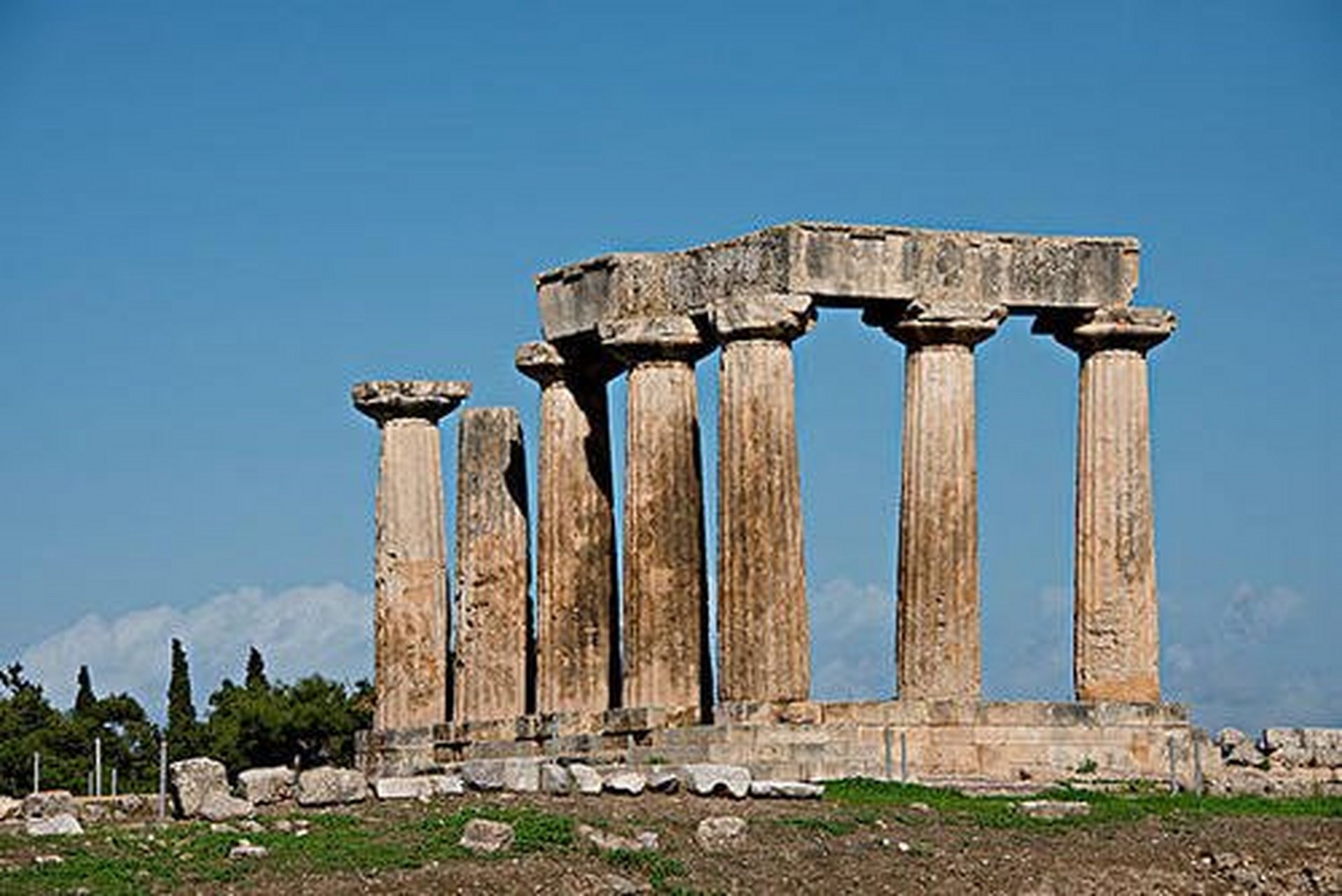 万物皆可云##云游全世界#阿波罗神庙:阿波罗神庙始建于前7世纪,在古