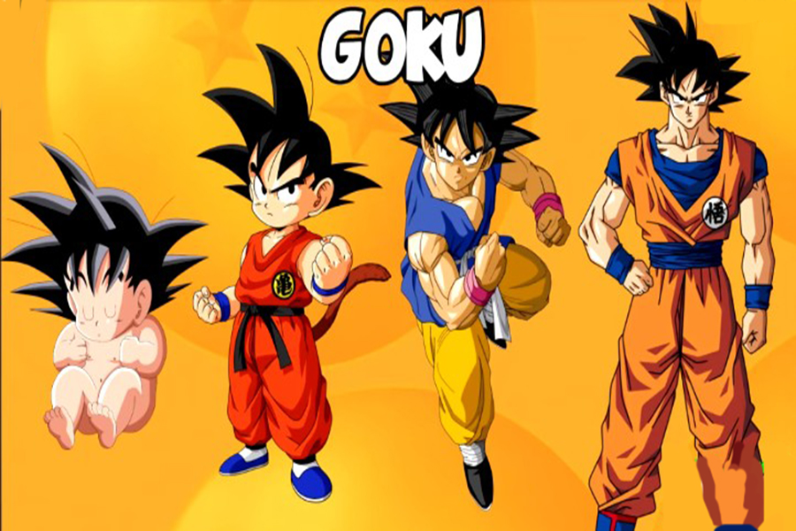 龙珠角色成长图,贝吉塔长残,大特玉树临风,18号颜值一直高企