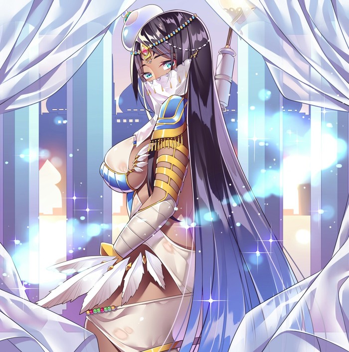 《fgo》不夜城的caster——山鲁佐德介绍,未来最强蓝卡术阶光炮