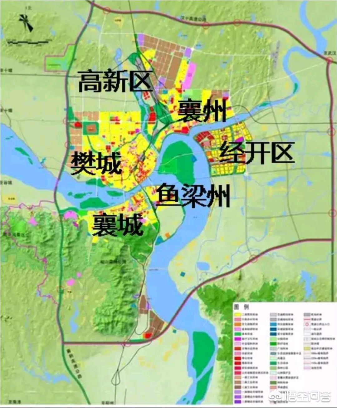 襄阳高新区最新规划图图片