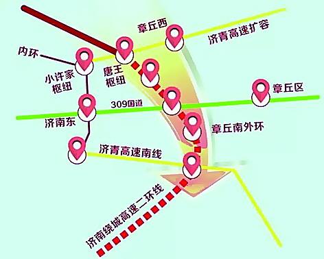 济南三环十二射凸显交通枢纽地位 大西环明年开建