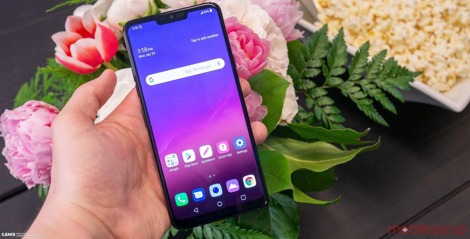 "加上"刘海"我依旧认识你 lg g7 thinq真机图赏"