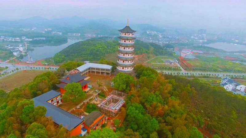 航拍江西九江瑞昌天嗣山一角,空中观赏不一样的美景,你觉得怎么样,旅游,景点讲说,好看视频