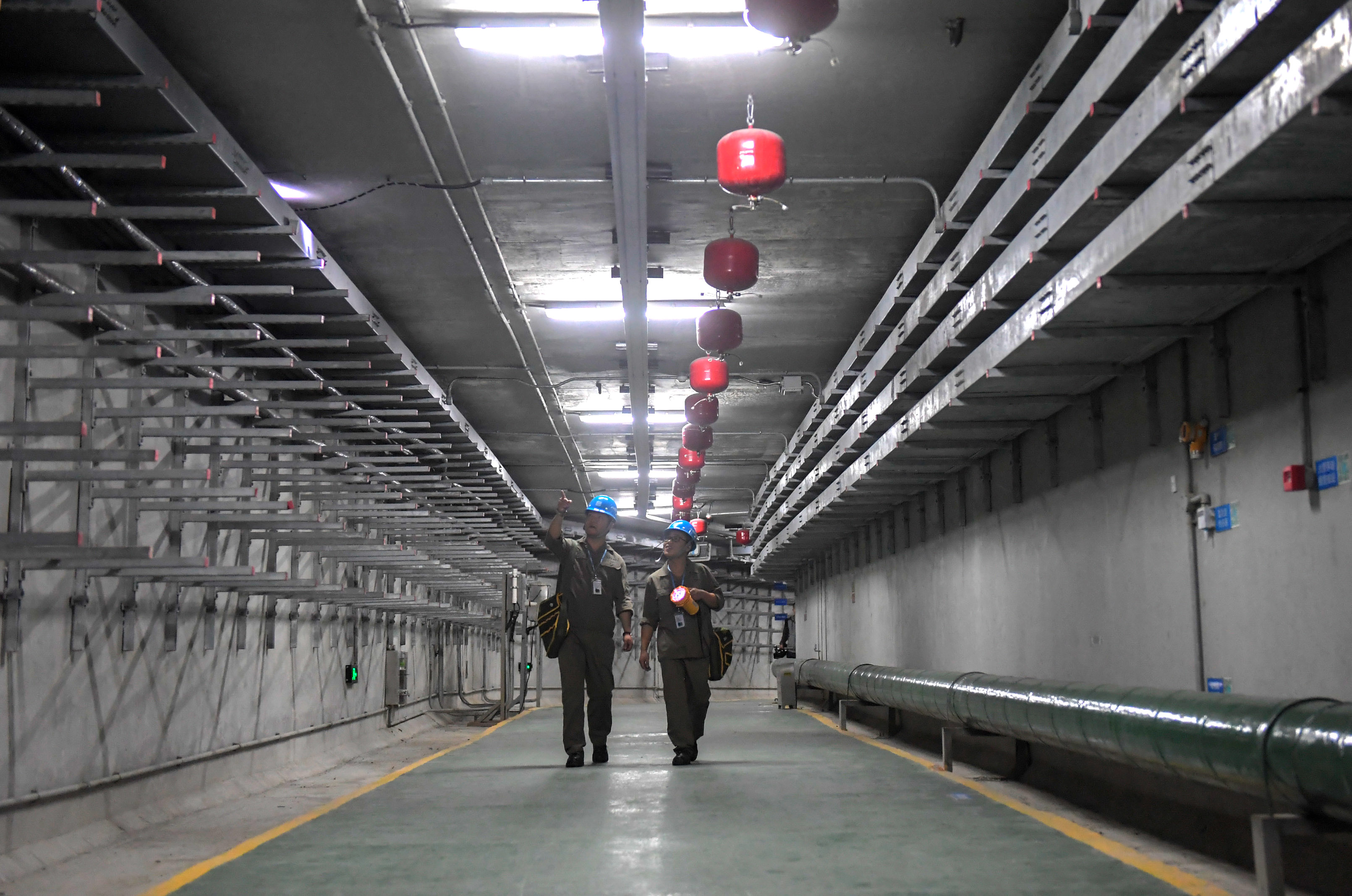 长沙:地下综合管廊 给管道线路安个"家"(3)